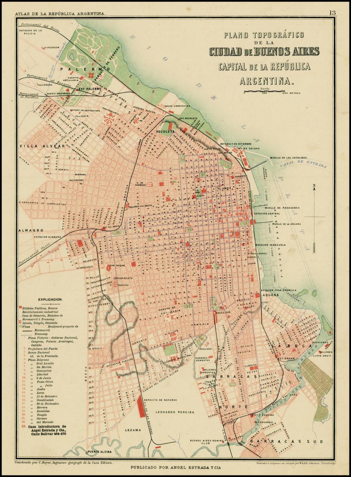 خريطة بوينس آيرس التاريخية