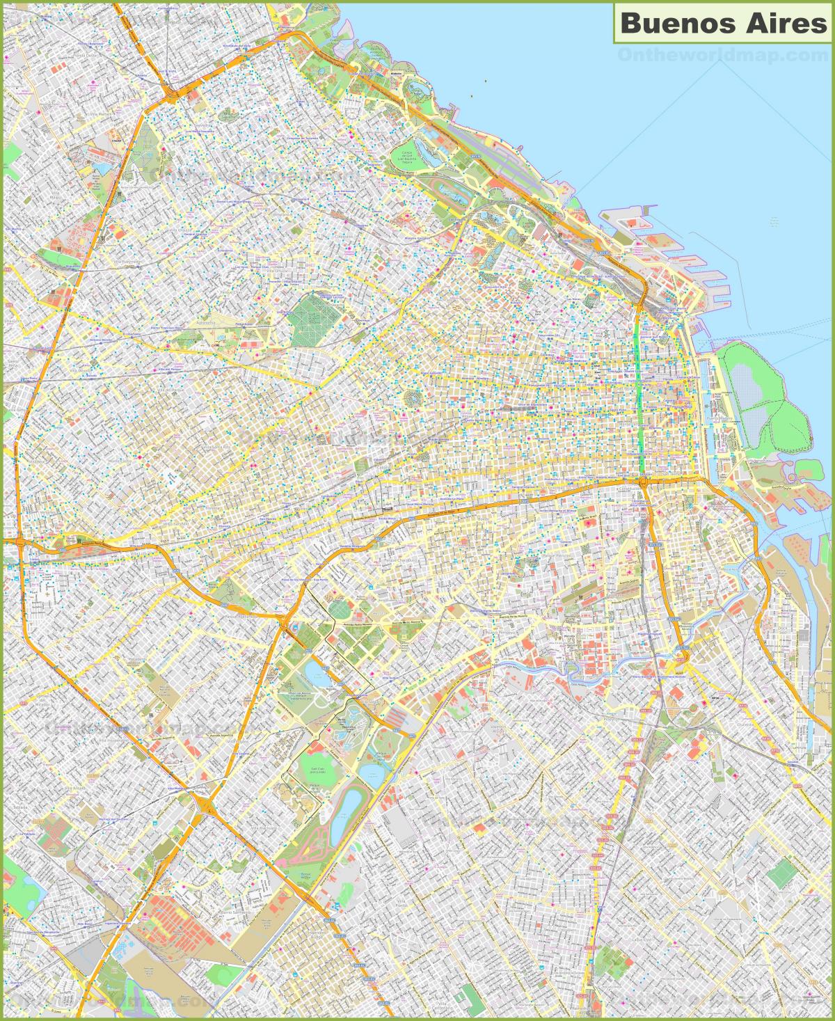 خريطة شوارع بوينس آيرس